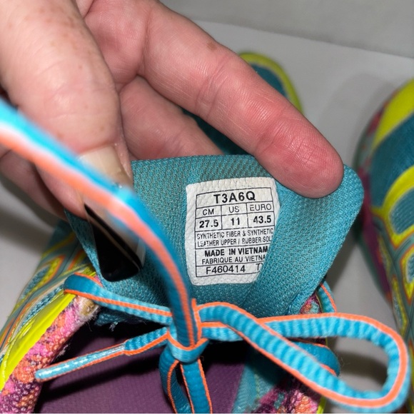 ASICS Gel Frantic 7 Running Sneakers Woman’s size 11 very colorful T3A6Q - Picture 11 of 11